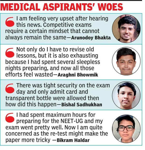 NEET re-test ridiculous, exhausting: Candidates