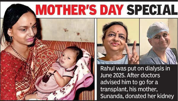 Rebirth for Nagpur man as 63-yr-old mom donates kidney to give him new lease of life