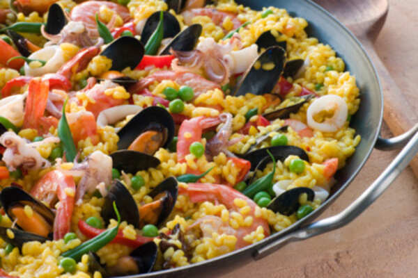Spanish recipe: Delicious Seafood Paella