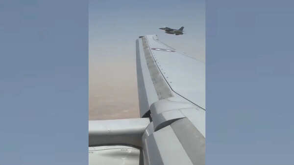 Watch: PM Modi receives F-16 escort as he lands in UAE on first leg of five-nation tour
