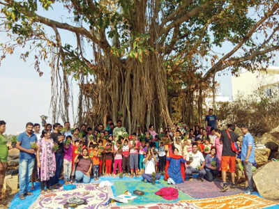 BDA to construct a park to save 2 banyan trees