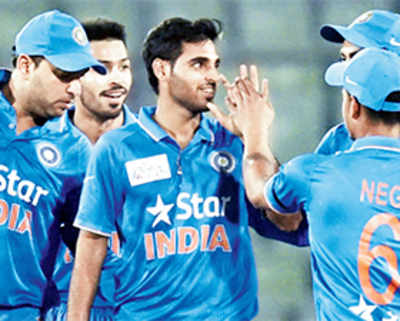 Battered in recent times, Bhuvi shows some spark