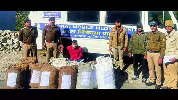 No patient, 200kg ganja worth Rs 32L found in speeding ambulance