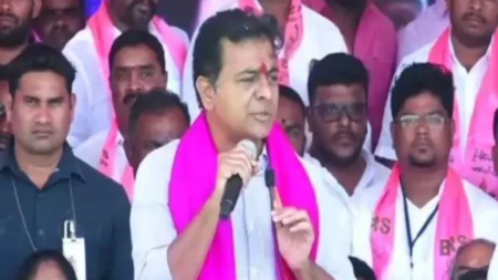 Congress hatching conspiracy to shift industries to its Bengaluru &lsquo;adda&rsquo; to bleed Telangana: KT Rama Rao