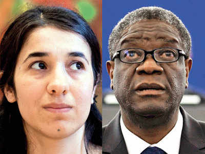 Anti-rape activists win Nobel Peace prize