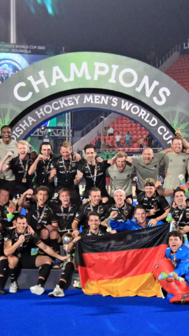 Pics: World Cup: Germany beat Belgium to clinch third title