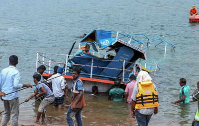 Andhra Pradesh: Woman, daughter die in yet another boat tragedy in river Krishna near Vijayawada