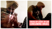 Punjab cop caught on cam consuming drugs, sacked 