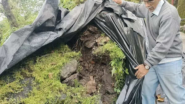 Stretch on Mussoorie’s Kipling Trail sinks, cracks after rain