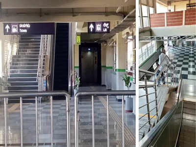 No lift at metro stations has Bengalureans peeved