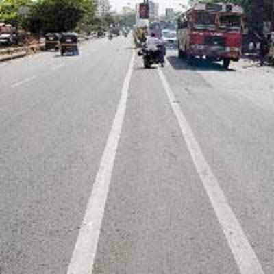 Highway traffic markings a boon in monsoon