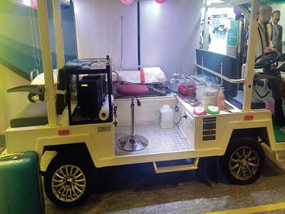 Indoor ambulance service at Kempegowda International Airport