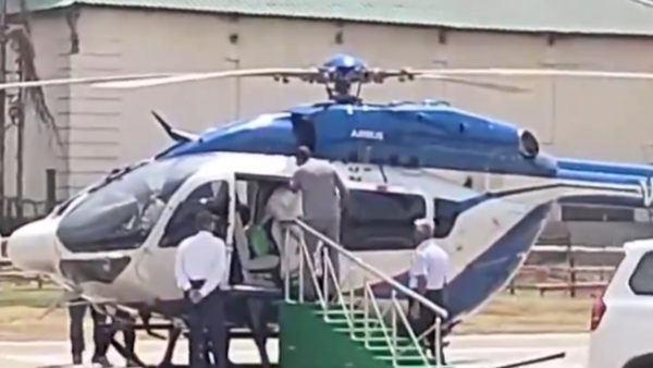 Watch: West Bengal CM Mamata Banerjee slips and falls inside chopper, injured