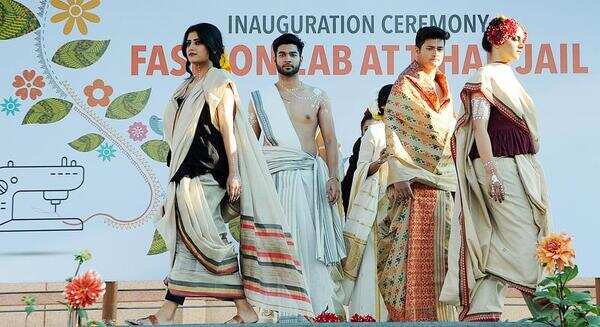 Trending at Tihar: Students walking the ramp