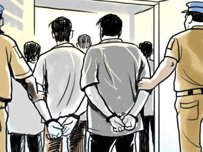 Three minors, man held for murder over boarding cab