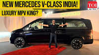 Mercedes-Benz V-Class: First look at the most luxurious MPV ever? | TOI Auto