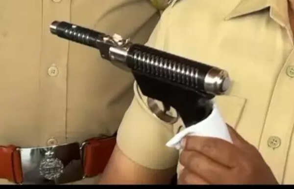 Delivery agent detained after air pistol found in bag left at BJP MLC’s office