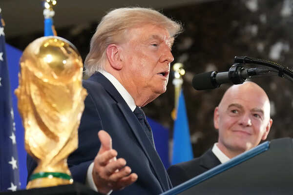 Donald Trump says he never discussed Infantino's World Cup proposal as FIFA later scraps plan