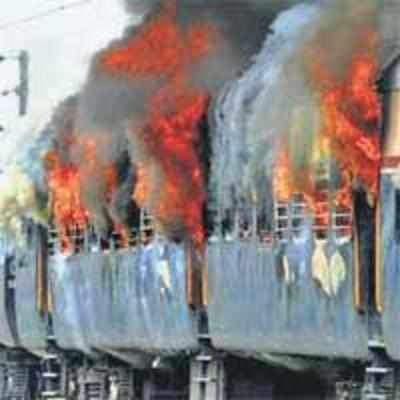 One more train goes up in flames
