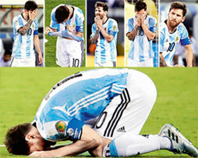 Does Messi think he is greater than Argentina?