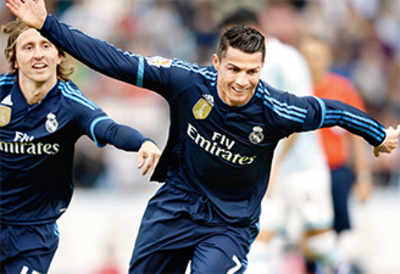 Ronaldo on target again as Madrid end Celta run