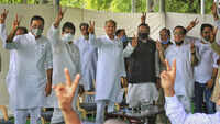 Rajasthan political crisis: Congress meet ends; MLAs head for hotel 