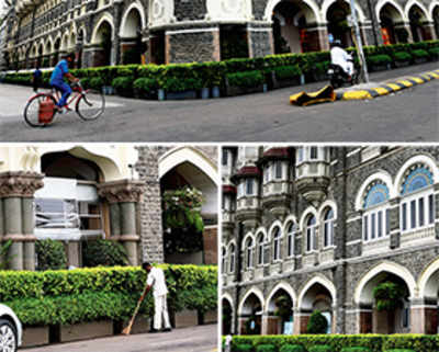 BMC tells Taj to open up Colaba footpaths