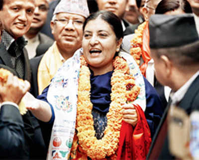 Nepal elects 1st female president