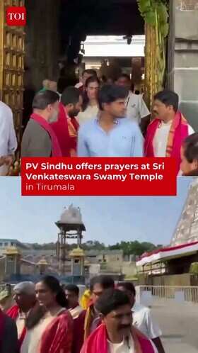 PV Sindhu Offers Prayers at Tirumala&rsquo;s Sri Venkateswara Temple