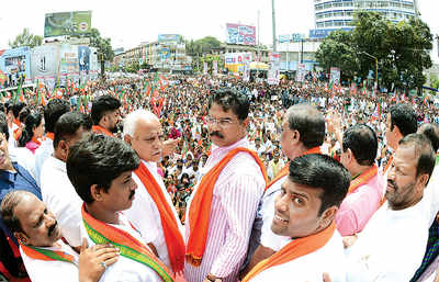 Mangaluru: BJP defies orders, Mangaluru on edge