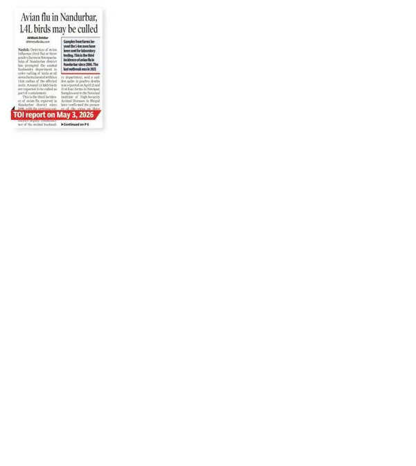 3 more Navapur poultry farms infected with avian flu