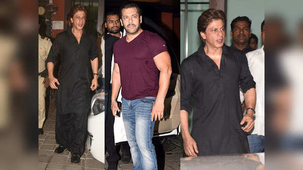 Pic: Shah Rukh Khan arrives in style at Salman Khan’s sister Arpita Khan's Diwali party