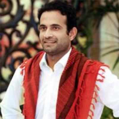Irfan Pathan is loving the zip off the wicket