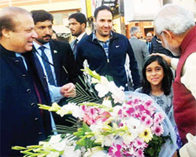 Nawaz Sharif has a surprise visitor on his 66th birthday