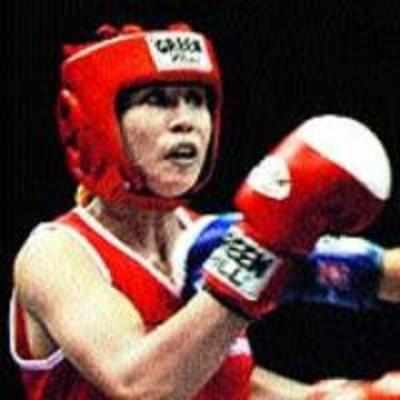 Sarita upsets world champion in Olympic berth quest