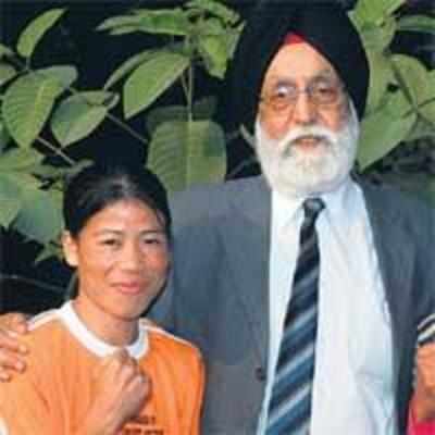 Gill pulls the punches for Mary Kom