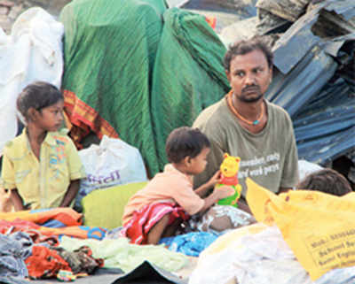 Little hope in ashen-faced slum