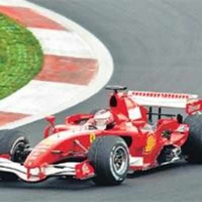 Raikkonen makes Ferrari debut