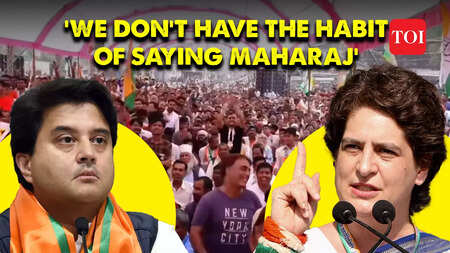 Jyotiraditya Scindia full of arrogance: Priyanka Gandhi on Narottam turf