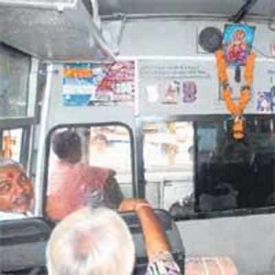 Gods are not allowed on Gujarat buses