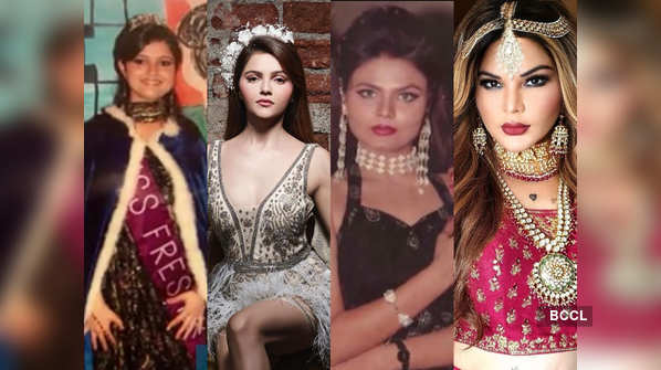 Rubina Dilaik to Rakhi Sawant: These celebs look unrecognisable in their pics from childhood