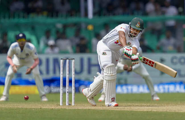 India vs Bangladesh, 2nd Test: Najmul Shanto leads Bangladesh fight back after Akash Deep removed openers
