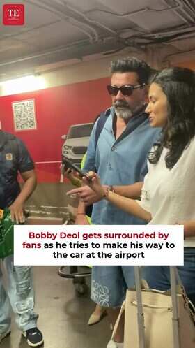 Bobby Deol Mobbed By Fans, Love Pours In