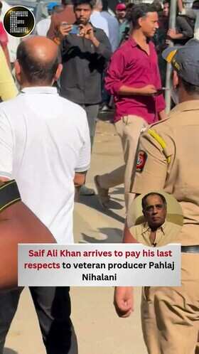 Saif Ali Khan Joins Film Fraternity in Paying Tribute to Pahlaj Nihalani