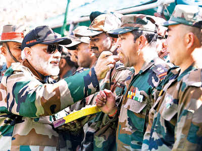 PM celebrates another Diwali with troops in J&K