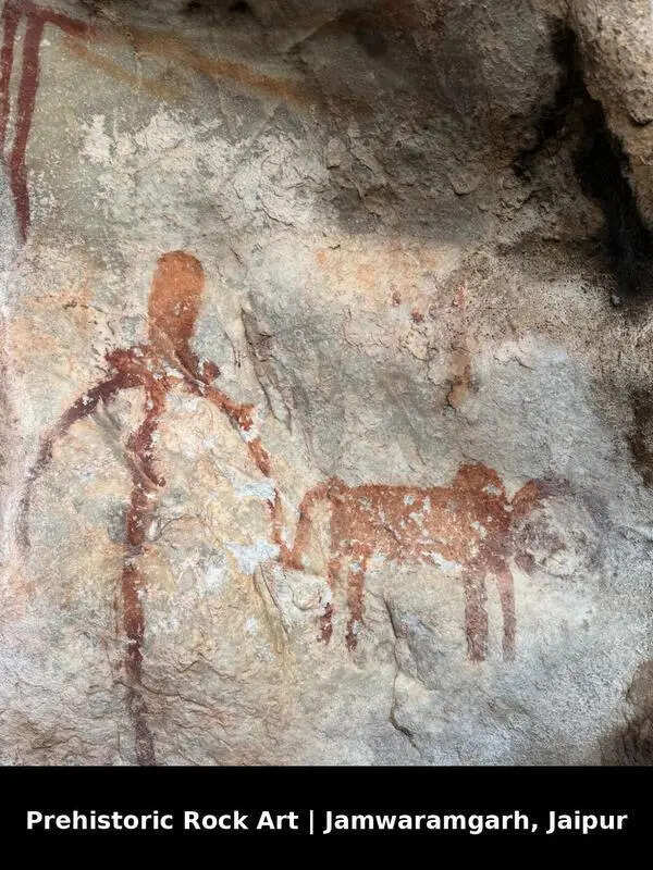 Echoes of the Stone age: 10,000-yr-old rock art unearthed in Jamwa-Ramgarh caves