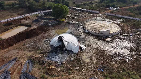 Three GWSSB officers are suspended for overhead tank collapse