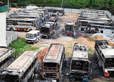 Woman who burnt 42 buses is only 22