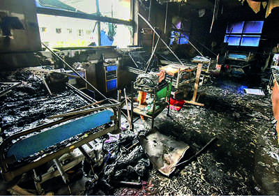 ‘Alcohol in air due to sanitiser use and curtains fuelled Virar hospital fire’
