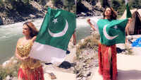 Rakhi Sawant poses with Pakistani flag, fans upset 
